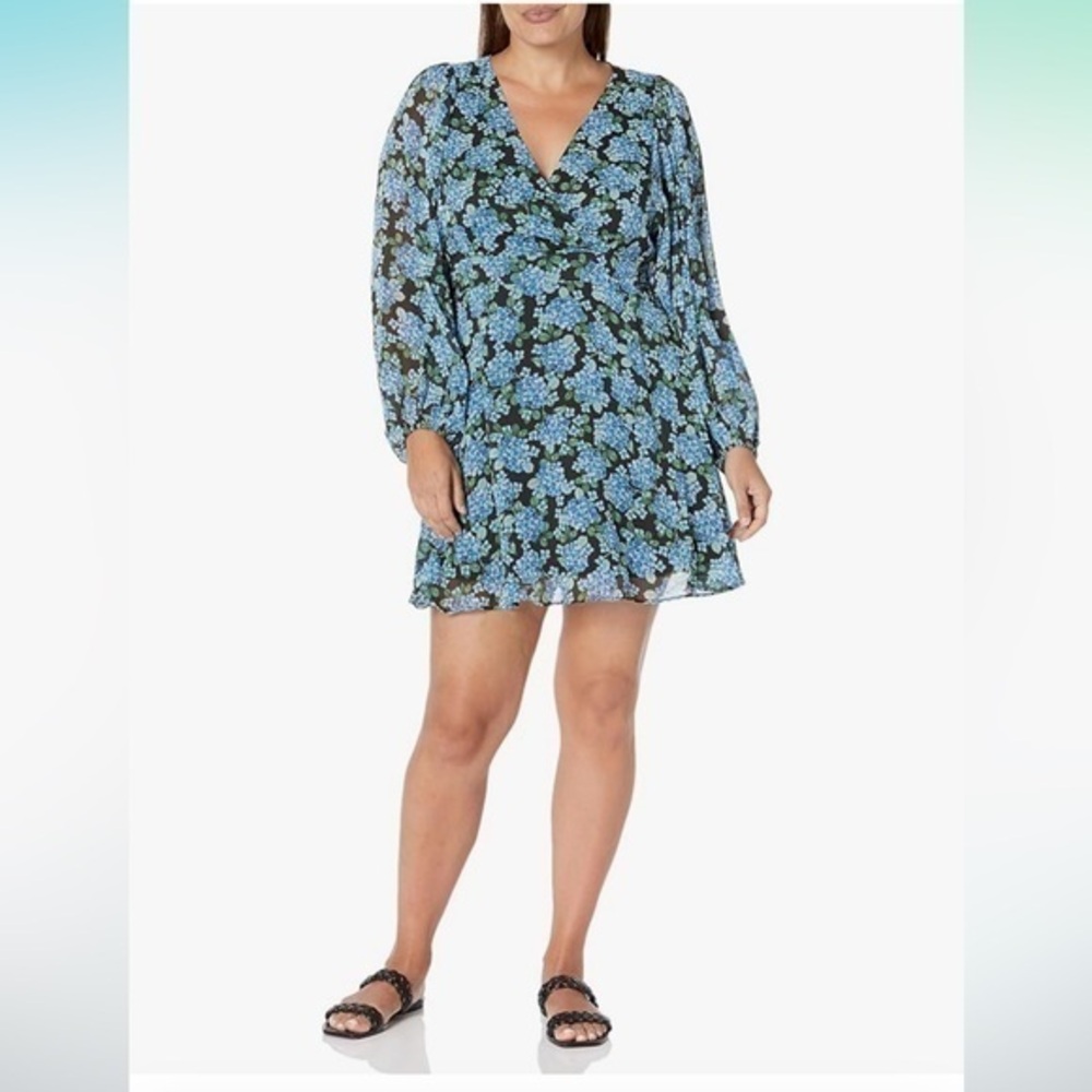 City Chic blue bunch dress